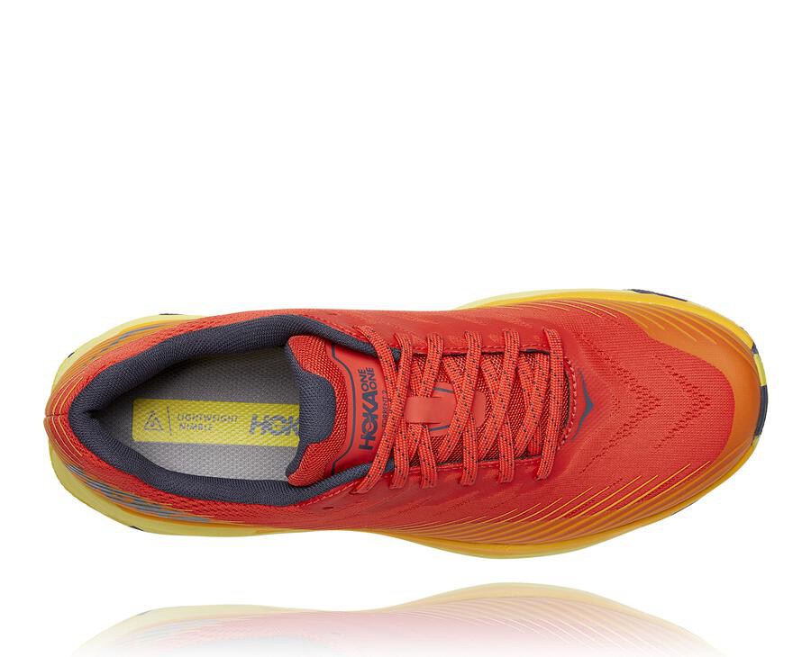 Hoka One One Trailove Tenisky Panske Červené - Torrent 2 - 34190-HFQA